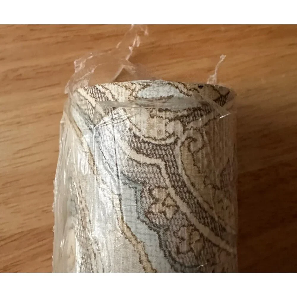 NEW Seabrook Designs Margaret Damask Wallpaper Roll MA90007 Beige/Taupe